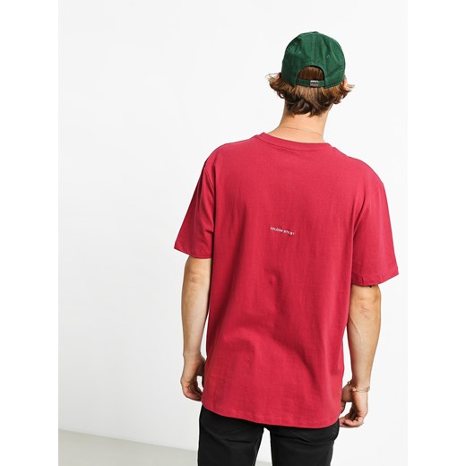 T-shirt męski Volcom casual czerwony 