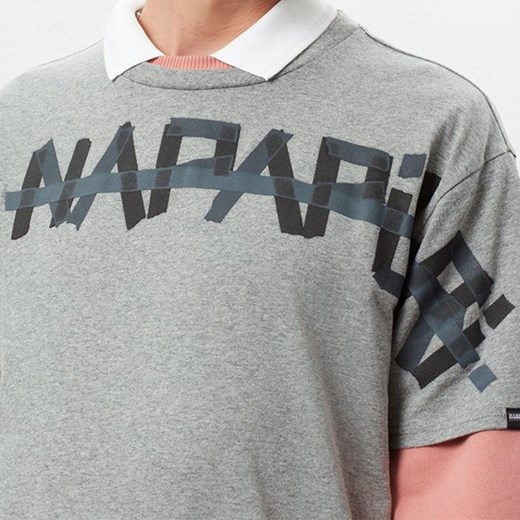 T-shirt męski Napapijri z długimi rękawami 