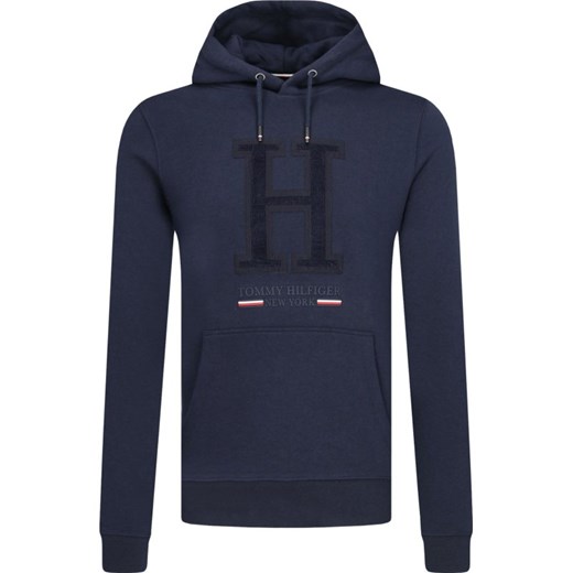 Bluza męska Tommy Hilfiger młodzieżowa w nadruki 