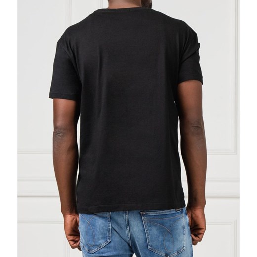 T-shirt męski Polo Ralph Lauren na wiosnę czarny z krótkimi rękawami 