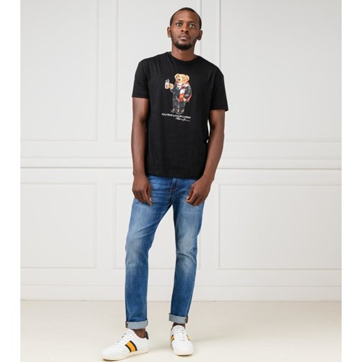 Polo Ralph Lauren t-shirt męski czarny z krótkimi rękawami 