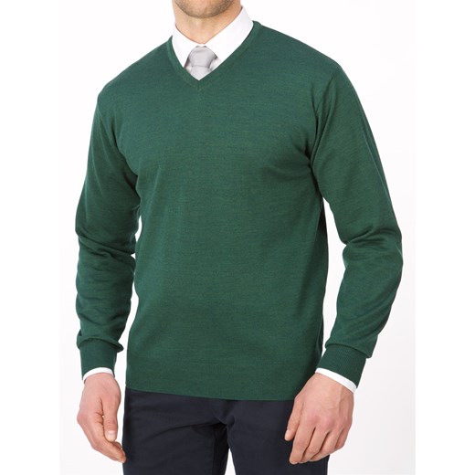 Sweter męski Lanieri zielony casual 