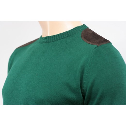 Sweter bawełniany Brave Soul SWBRS2013DALIDGREEN jegoszafa-pl zielony delikatne