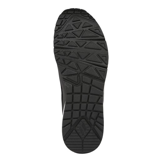 Skechers buty sportowe damskie młodzieżowe czarne sznurowane skórzane wiosenne 