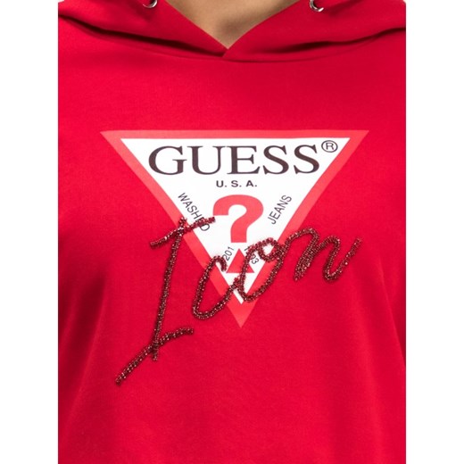 Bluza damska Guess w nadruki młodzieżowa 