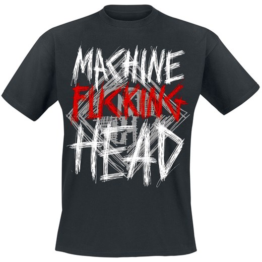 T-shirt męski Machine Head z bawełny 