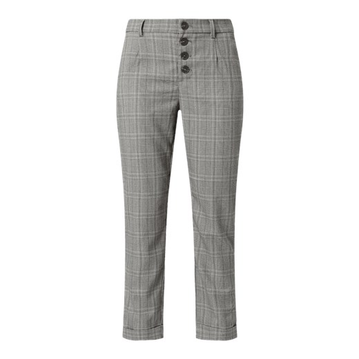 Spodnie materiałowe o dł. 7/8 ze wzorem w kratę glencheck Buena Vista  M Peek&Cloppenburg 