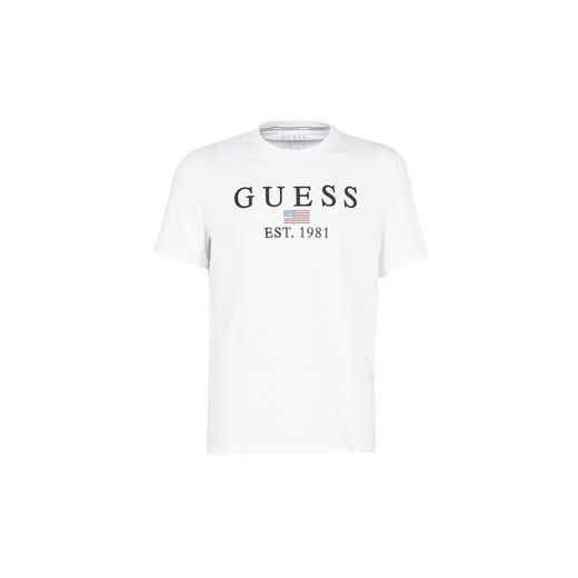 T-shirt męski Guess z napisami 