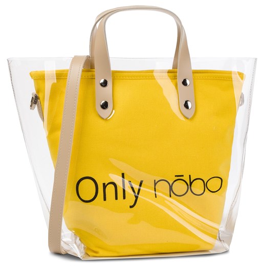 Nobo shopper bag żółta duża bez dodatków 