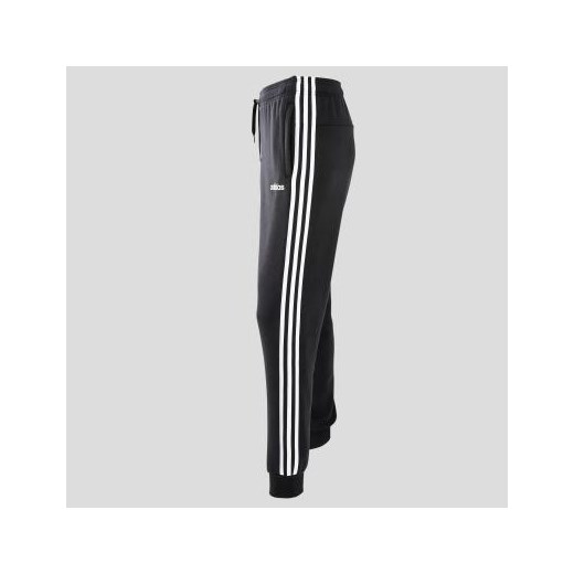 Spodnie sportowe Adidas z poliestru czarne bez wzorów 