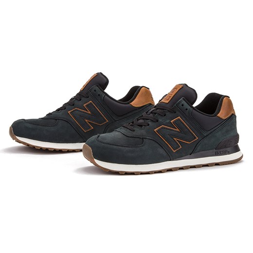 Buty sportowe męskie New Balance new 575 brązowe sznurowane 