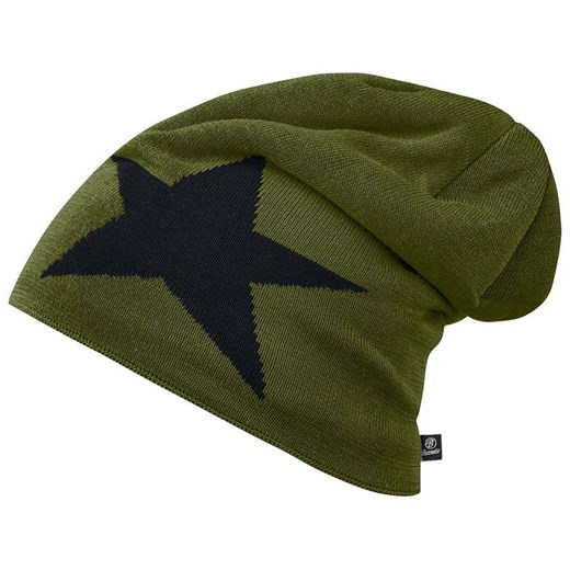 Brandit Czapka Krasnal Zimowa Beanie Star Olive  Brandit uniwersalny milworld.pl