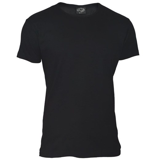 Mil-Tec t-shirt męski czarny z krótkim rękawem 