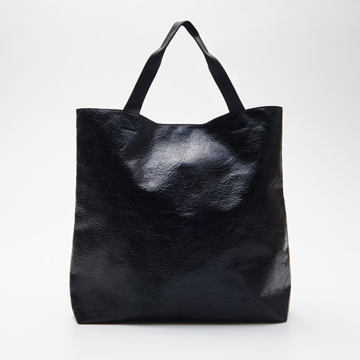 Cropp - Duża torba typu shopper - Czarny Cropp  One Size 