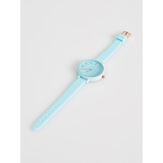 Sinsay - Niebieski zegarek - Niebieski  Sinsay One Size 