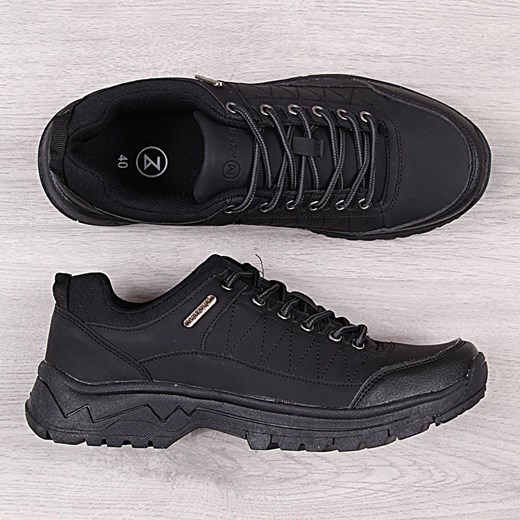 Buty sportowe męskie czarne Mckeylor sznurowane 