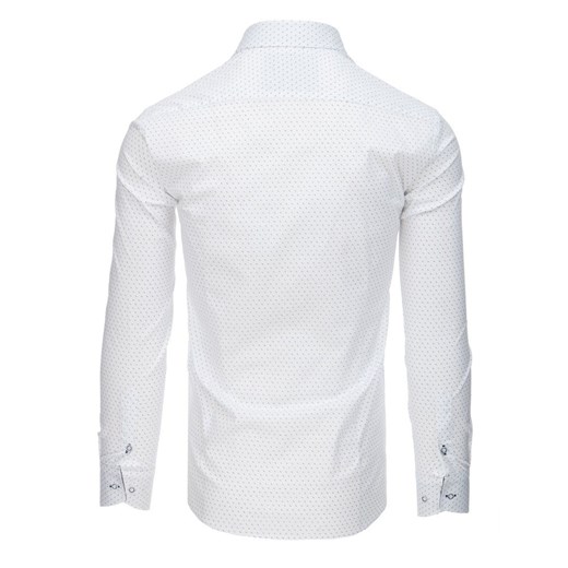 Koszula męska z długim rękawem biała (dx1765)  Dstreet XL promocja  