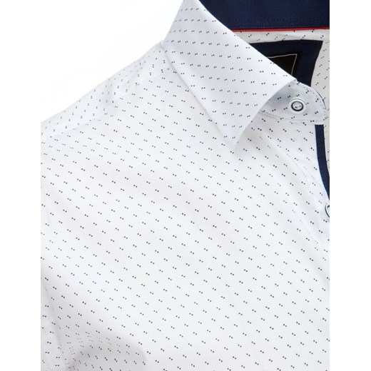Koszula męska z długim rękawem biała (dx1765) Dstreet  L promocja  