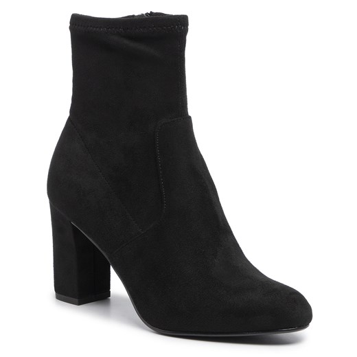 Botki Steve Madden z zamkiem jesienne bez wzorów na obcasie