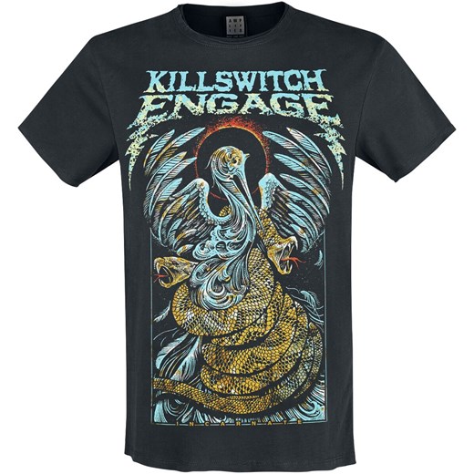 T-shirt męski czarny Killswitch Engage z krótkim rękawem 