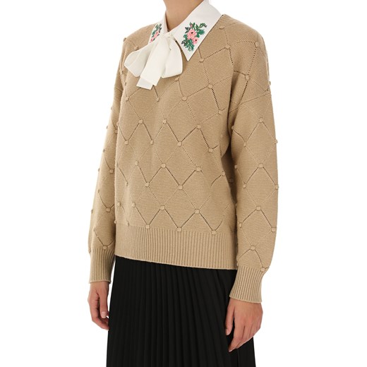 VIvetta Sweter dla Kobiet Na Wyprzedaży, beżowy, Bawełna, 2019, 44 M