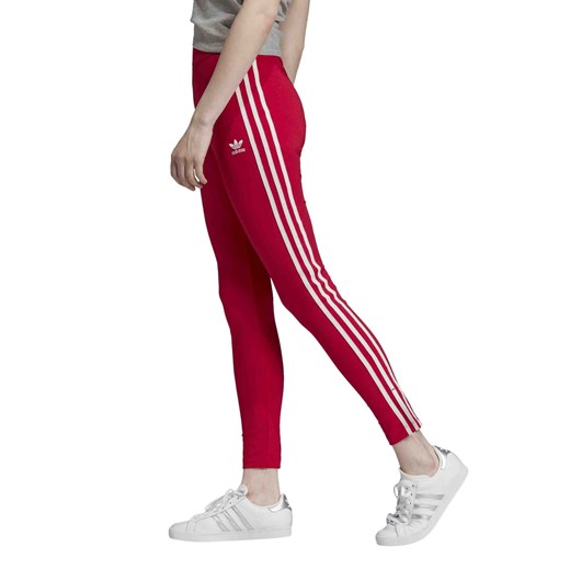 Leginsy sportowe Adidas czerwone 