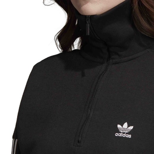 Bluza damska Adidas sportowa bez wzorów krótka 