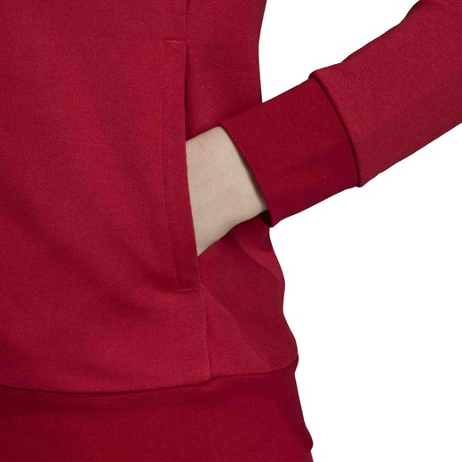 Bluza sportowa czerwona Adidas z bawełny 