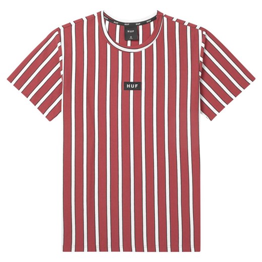 Koszulka HUF Dexter Stripe T-Shirt Rose Wood Red (KN00116-RWRED) Huf  XL StreetSupply