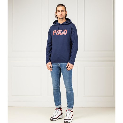 T-shirt męski Polo Ralph Lauren z długim rękawem w stylu młodzieżowym 