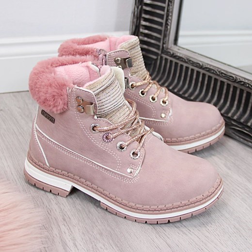 Buty zimowe dziecięce Mckeylor różowe 