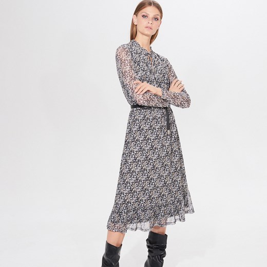 Mohito - Sukienka midi z wzorem paisley - Czarny Mohito  M 