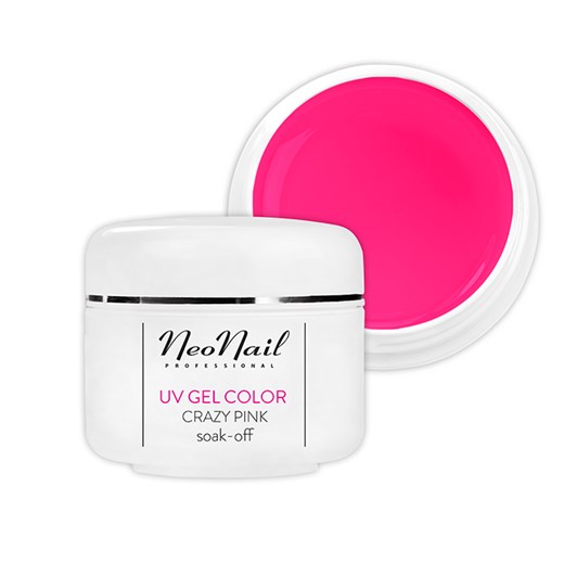 Żel kolorowy - UV Gel Color Crazy Pink Soak-off 5ml    NeoNail