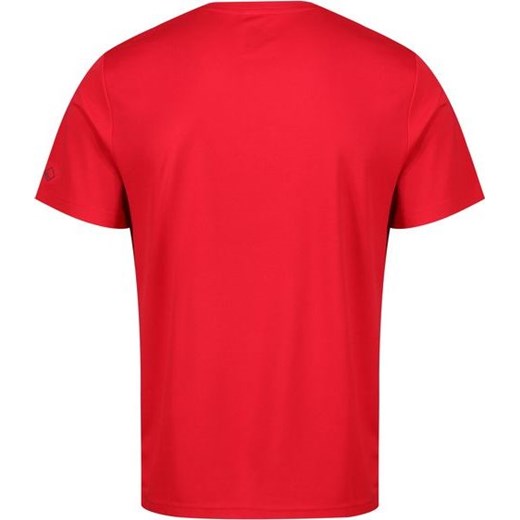 Męska koszulka Regatta RMT162 FINGAL III Czerwona Regatta  S okazyjna cena Outdoorkurtki 