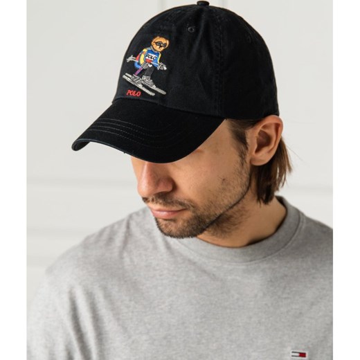 Czarna czapka z daszkiem męska Polo Ralph Lauren 