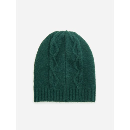 Zielona czapka zimowa damska Reserved 