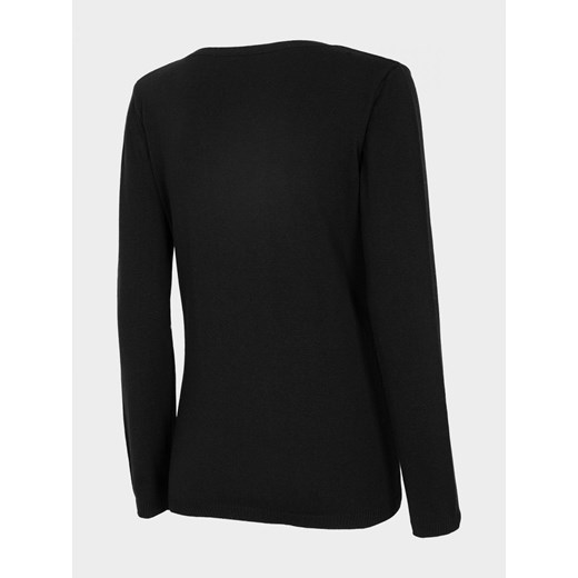 Czarna bluza damska Outhorn jesienna krótka 