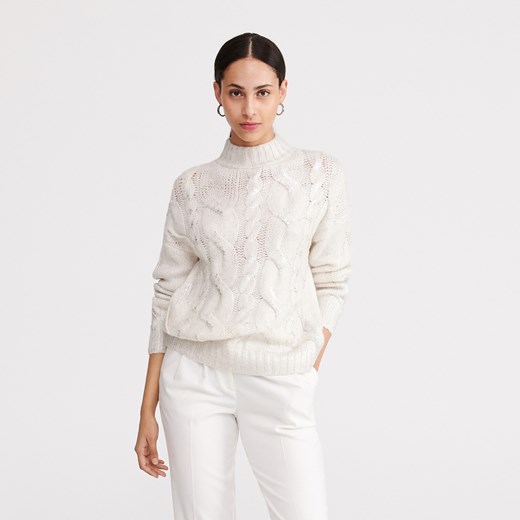 Sweter damski biały Reserved 