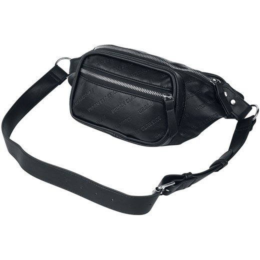 Urban Classics - Imitation Leather Shoulder Bag - Torba na ramię - czarny