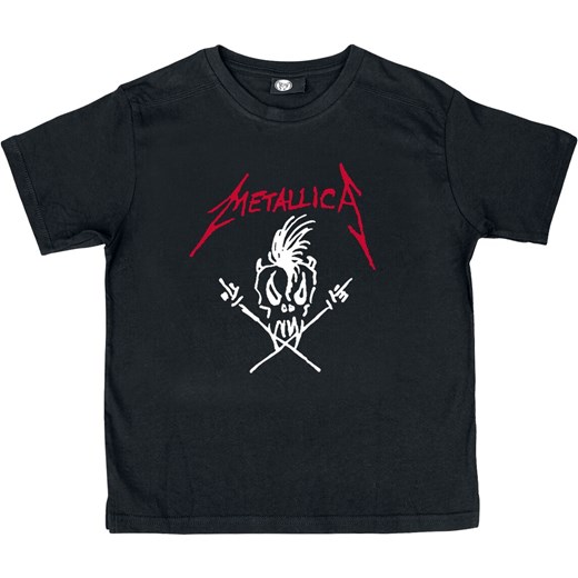 T-shirt chłopięce Metallica bawełniany 