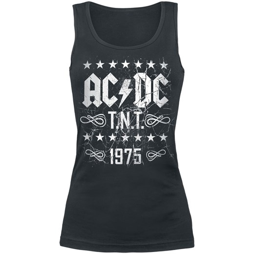 AC/DC - T.N.T. 1975 - Top - czarny