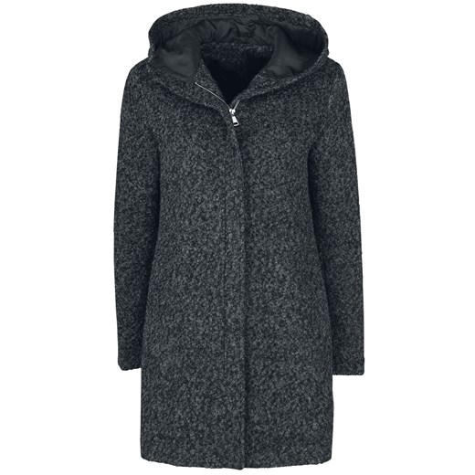 Forplay - Melange Hooded Coat - Płaszcze - odcienie czarnego