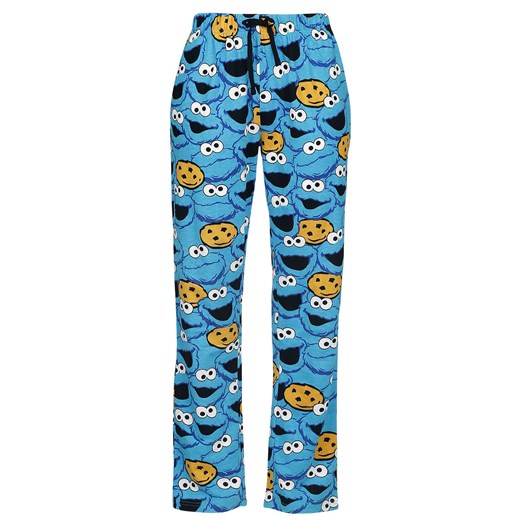 Ulica Sezamkowa - Krümelmonster - Face - Spodnie od pidżamy - niebieski