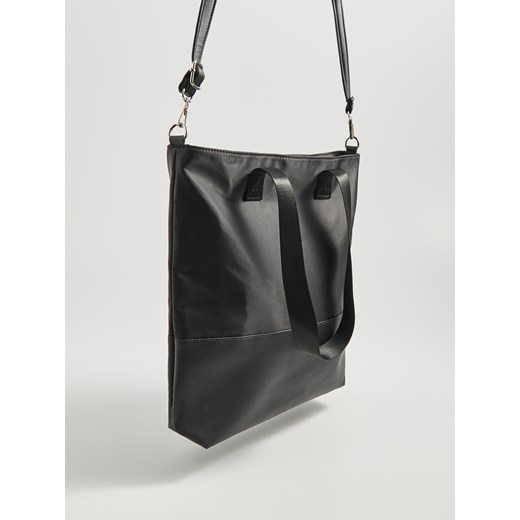 Shopper bag Sinsay elegancka bez dodatków matowa 