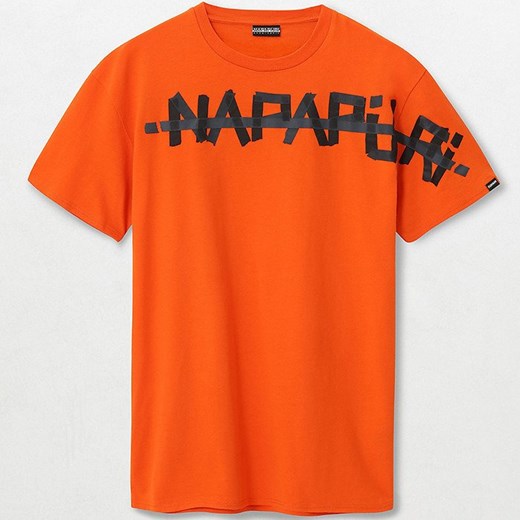 T-shirt męski Napapijri z krótkim rękawem młodzieżowy 