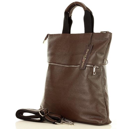 Shopper bag Merg bez dodatków na ramię matowa elegancka duża 