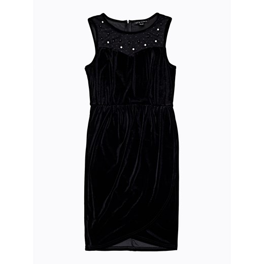 Sukienka Gate mini czarna bez rękawów z okrągłym dekoltem elegancka 