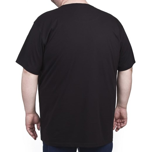 T-shirt męski Espionage czarny z krótkim rękawem 