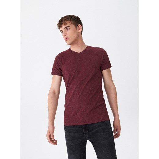 House - T-shirt basic - Bordowy