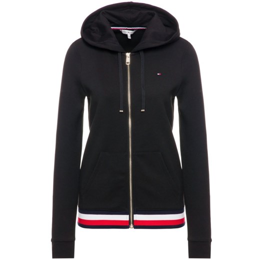 Bluza damska Tommy Hilfiger czarna krótka gładka 